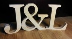 standing letters